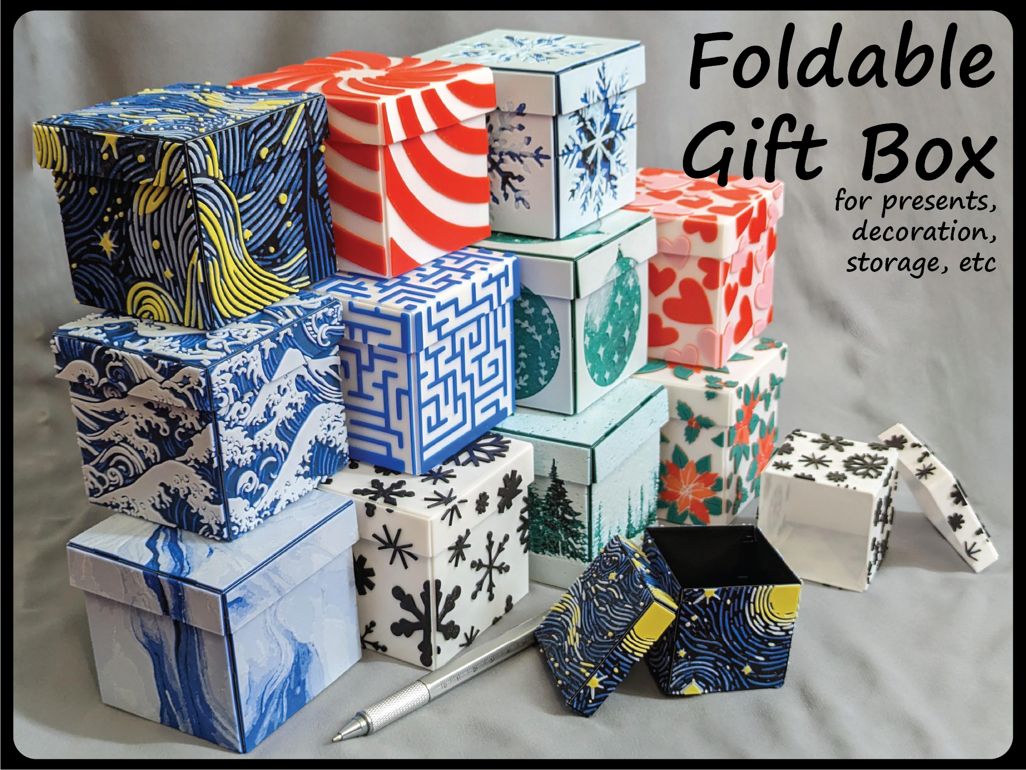 Foldable Gift Box Decorative