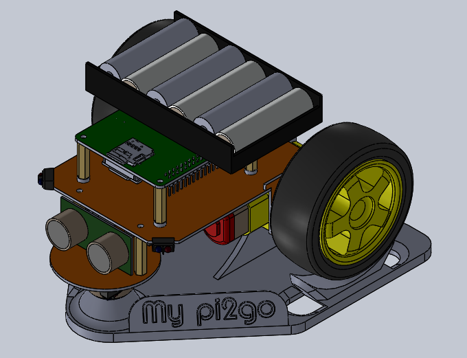 Pi2Go Stand by Findusdwarf | Download free STL model | Printables.com