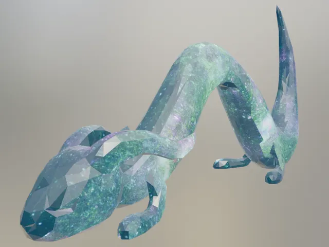 Lowpoly Noodle Dragon