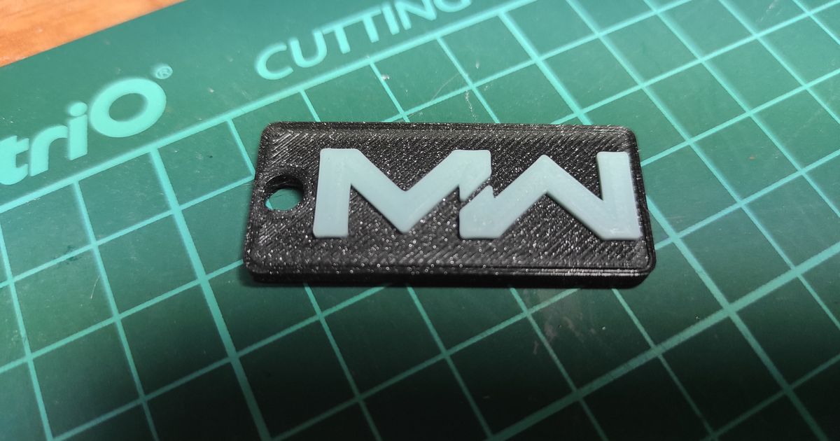 Call of Duty Modern Warfare keychain by Detail Art Factory Download