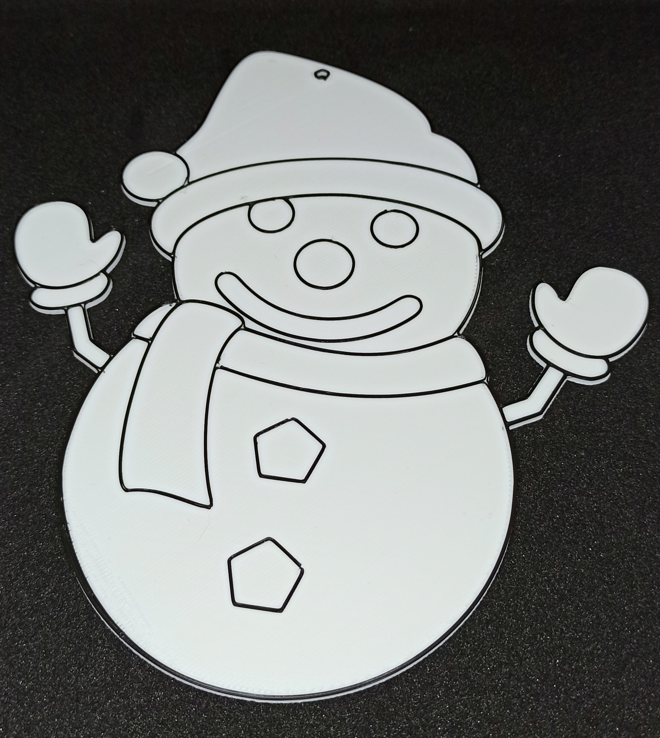 Snowman Decoration by DZ_3D_tisk | Download free STL model | Printables.com