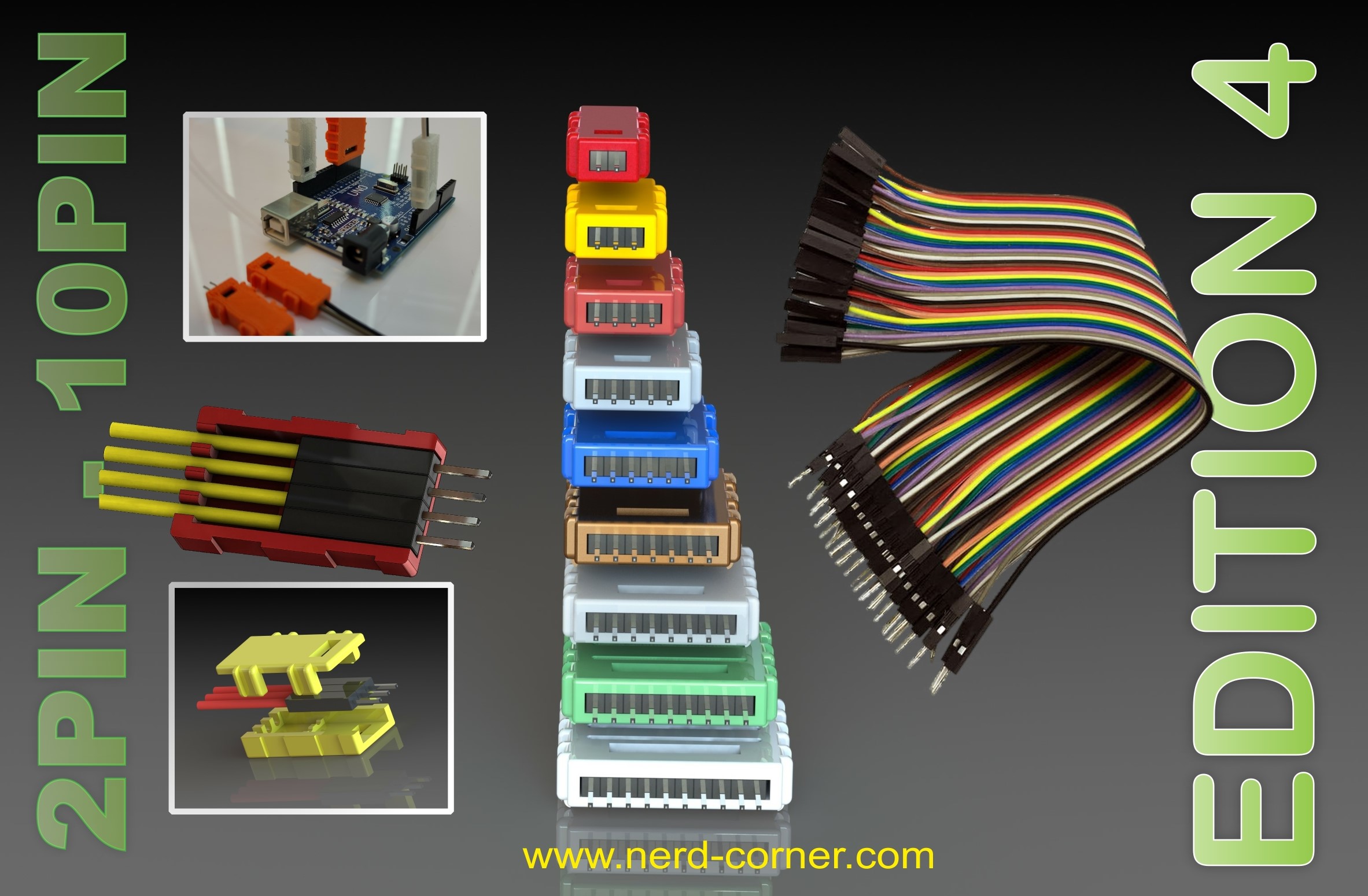 CONNECTORS Edition 210 Pin Dupont / JumperCable by NERDCORNER