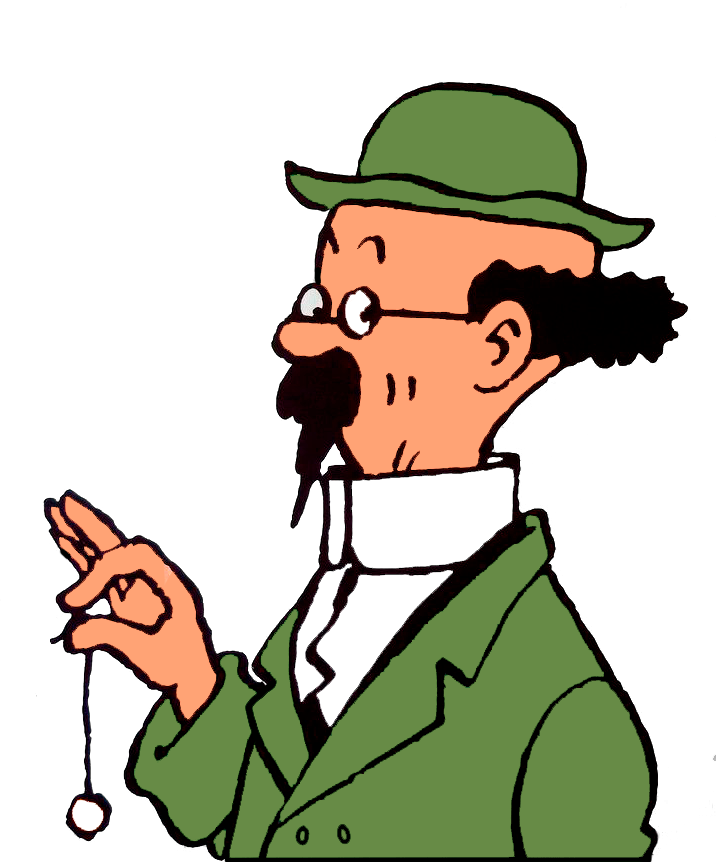 El Profesor Silvestre Tornasol de Tintín.