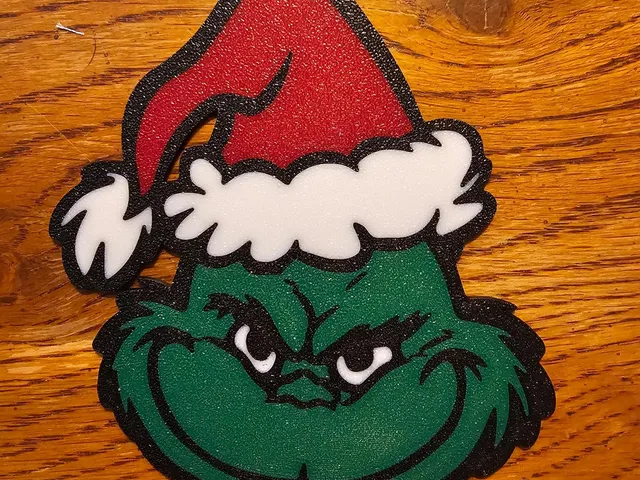 Grinch face, Multi Material