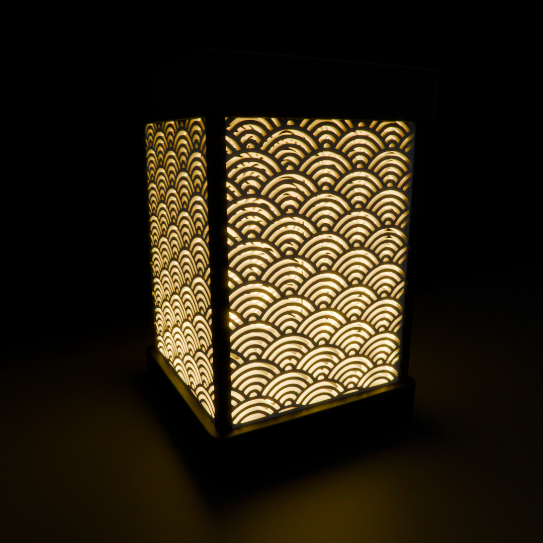 Japanese Style Candle Holder with Extra by ncsandor Download free STL