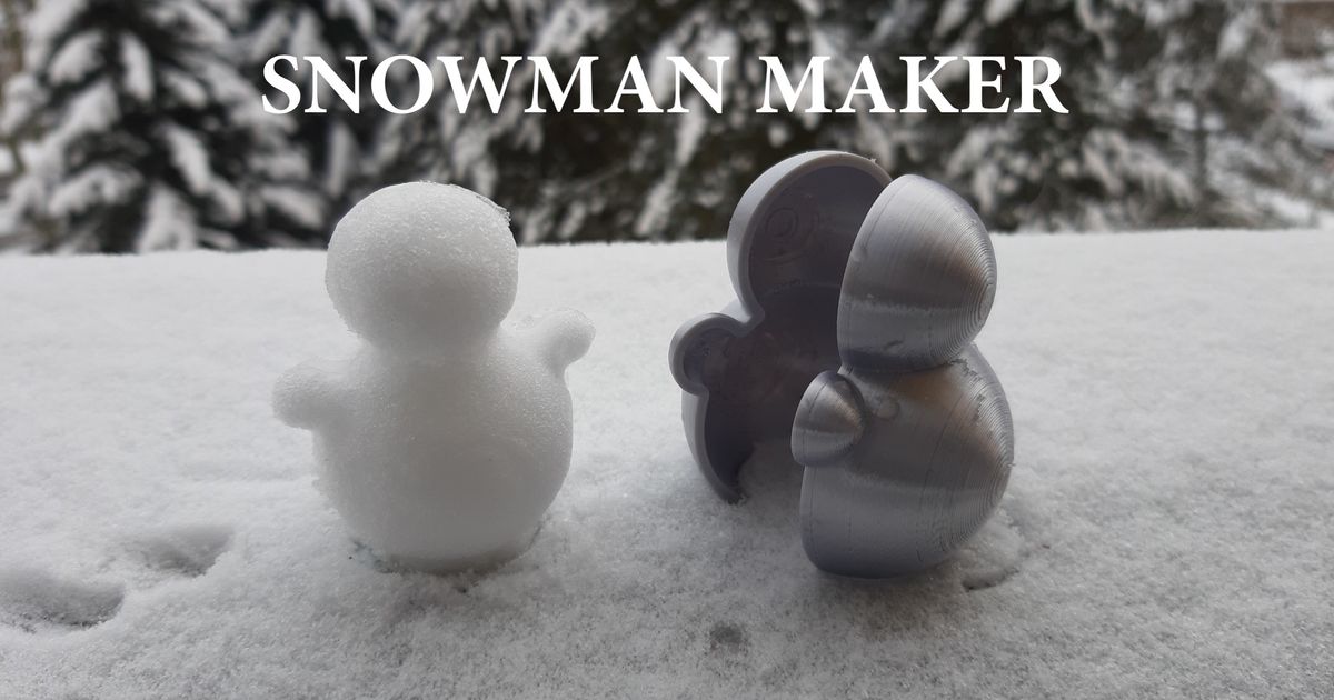 Mulch Media  Mini Snowman