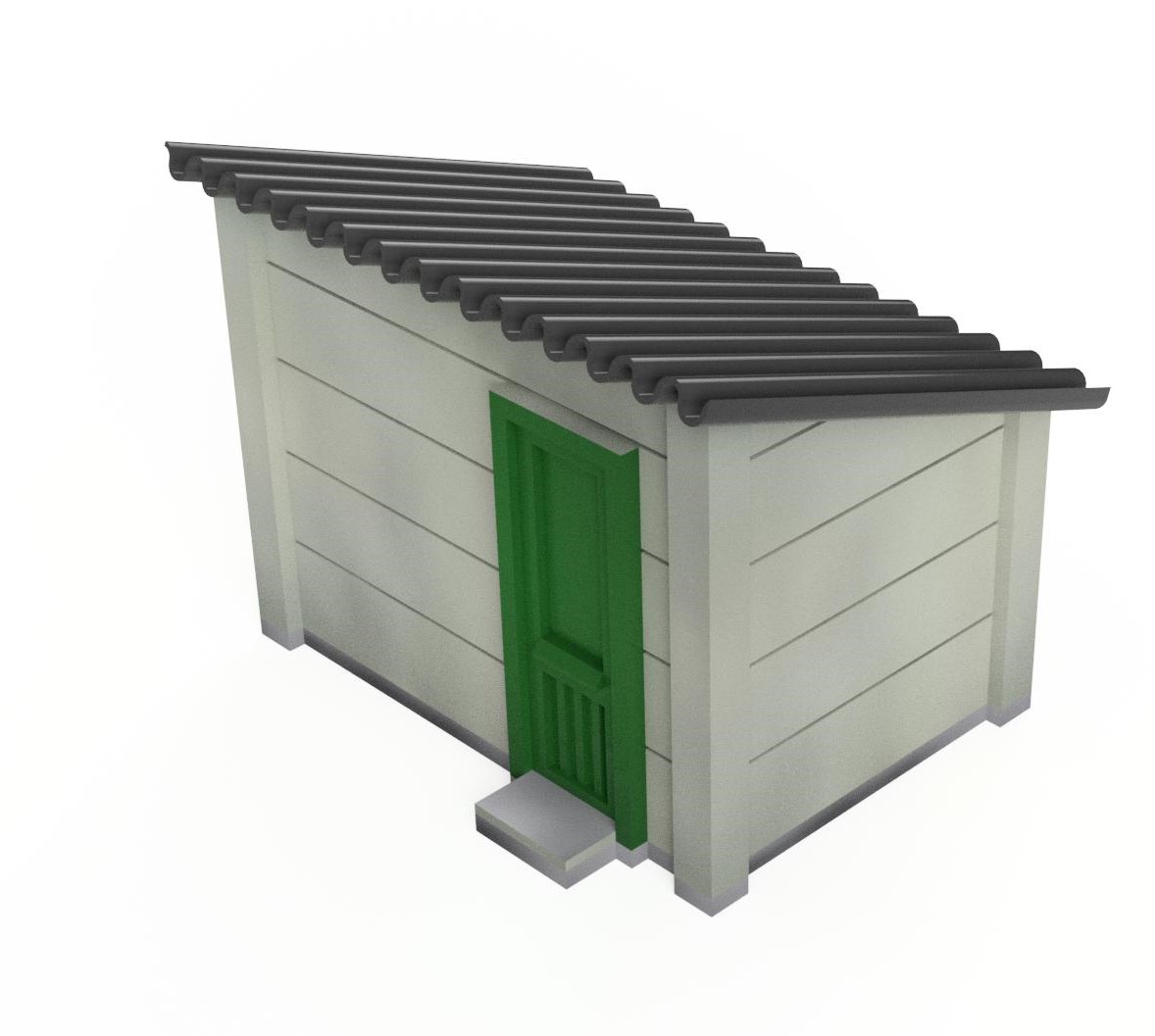 Garden shed H0 1:87