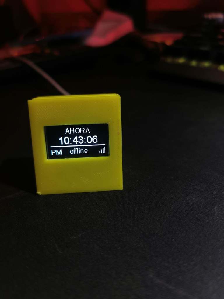 Printer monitor for octoprint ESP01 mini case
