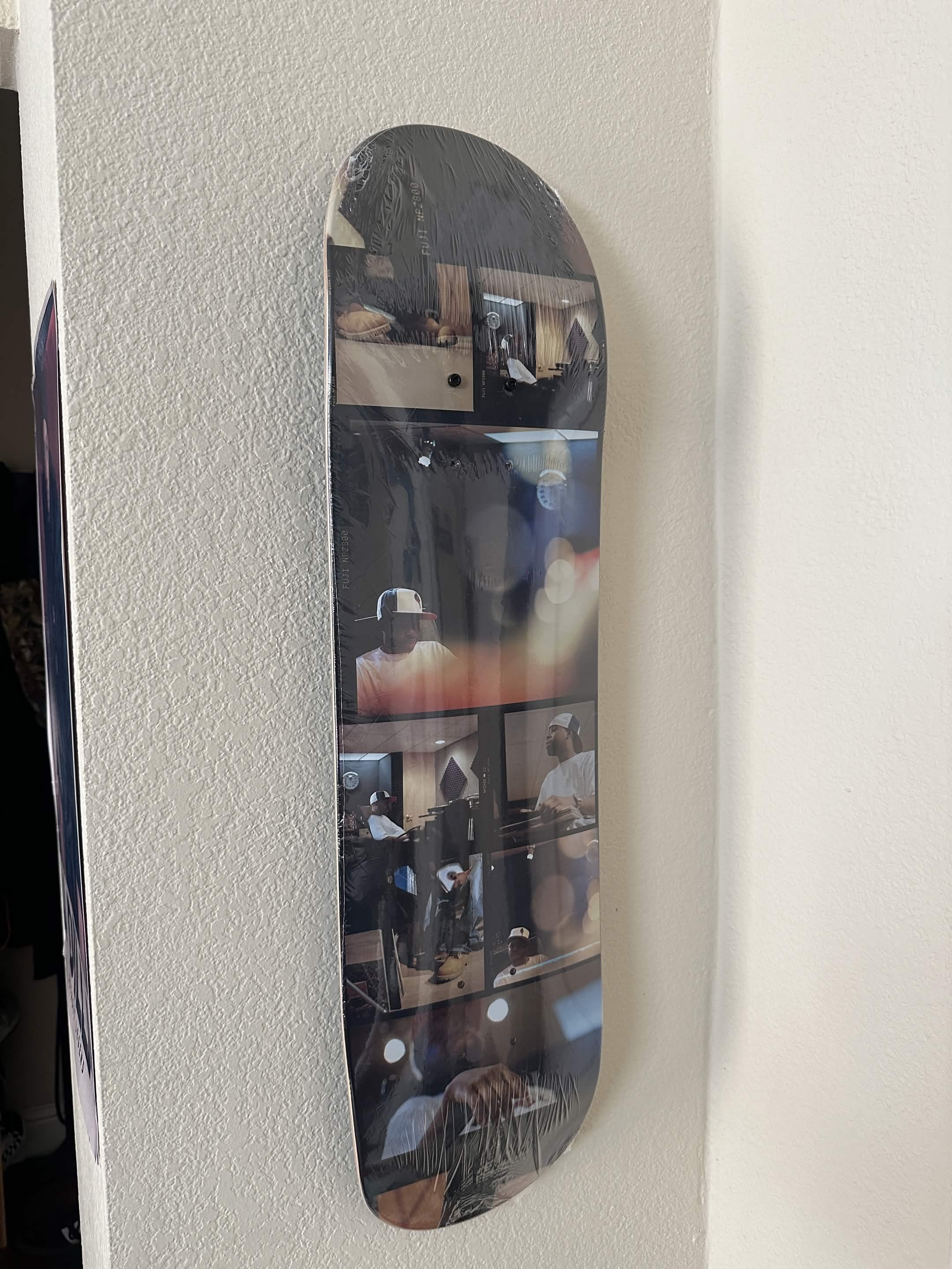 Command Strip Skateboard Deck Mount
