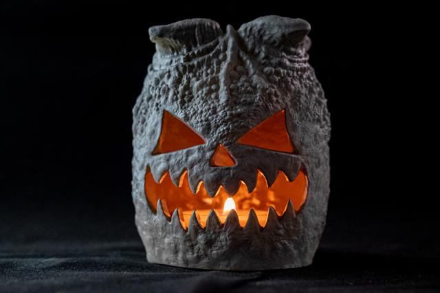 Alien Egg Jack o' Lantern LED Tealight (Pre Supported)