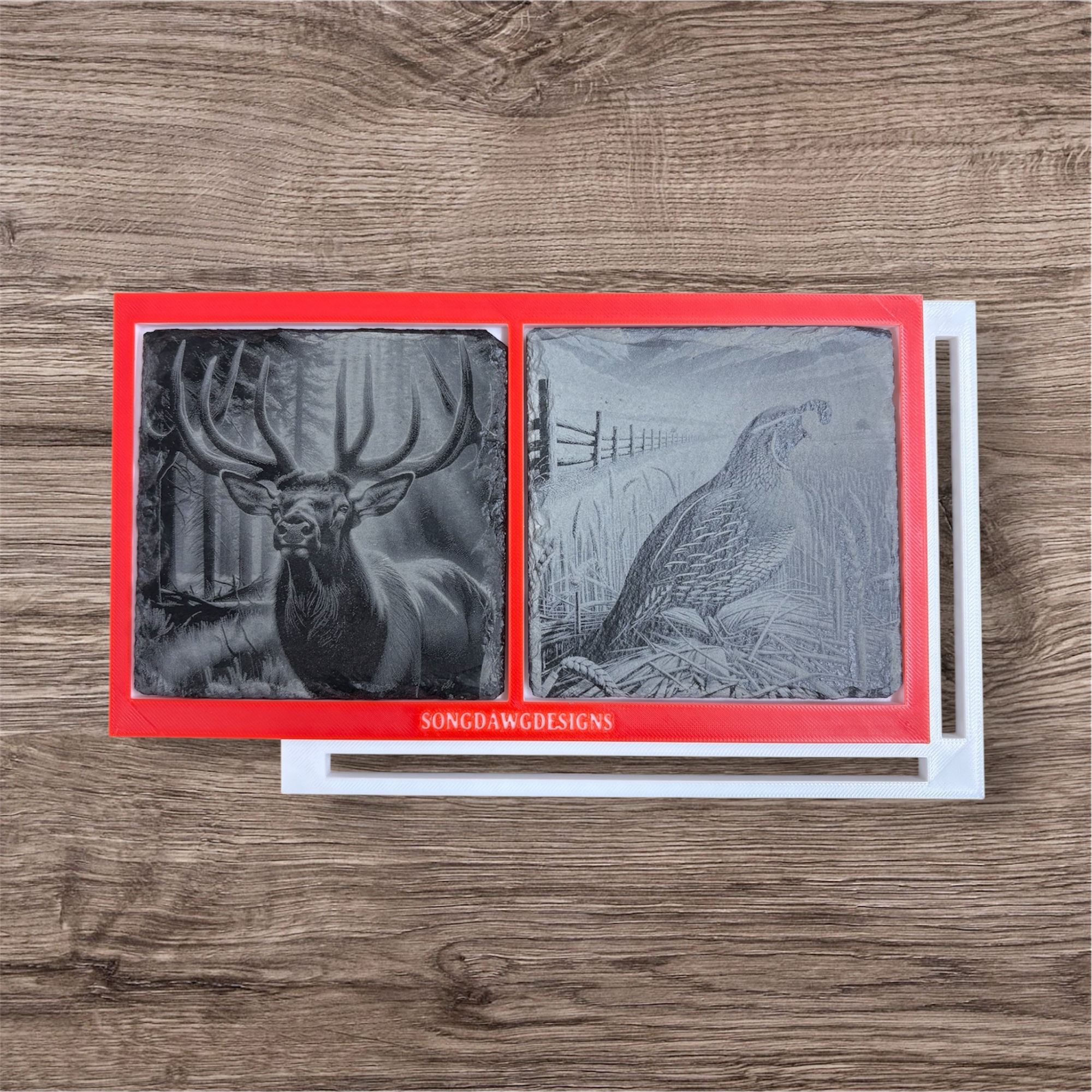 Slate Coaster Jig Laser Engraving
