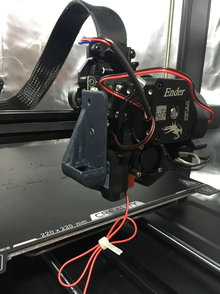 Dual 5015 blower duct for Ender 3 V3 SE by T3KPrinter, Download free STL  model