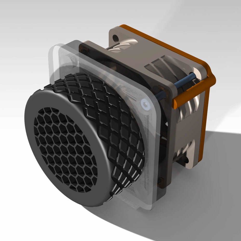 3d upfitters 60mm fan adapter for the grommet holes