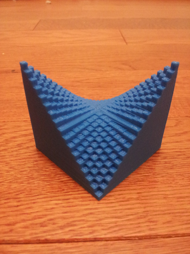A Discretized Hyperbolic Paraboloid by Cody G | Download free STL model ...