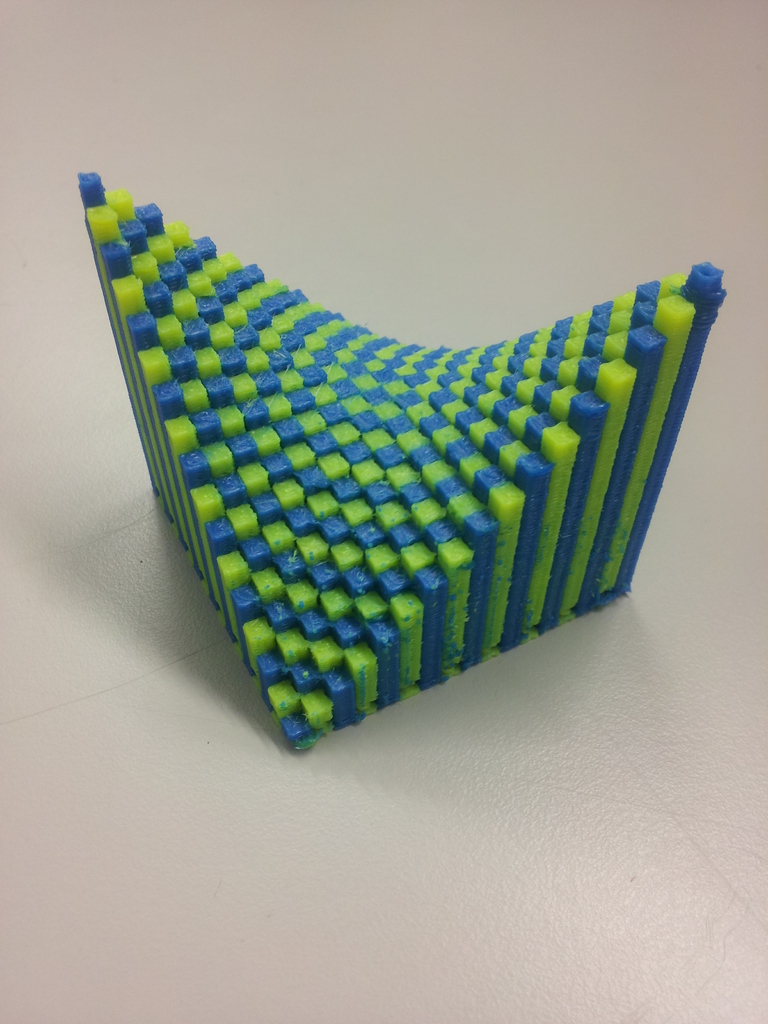 A Discretized Hyperbolic Paraboloid by Cody G | Download free STL model ...