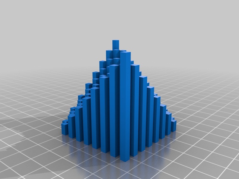 A Discretized Hyperbolic Paraboloid by Cody G | Download free STL model ...