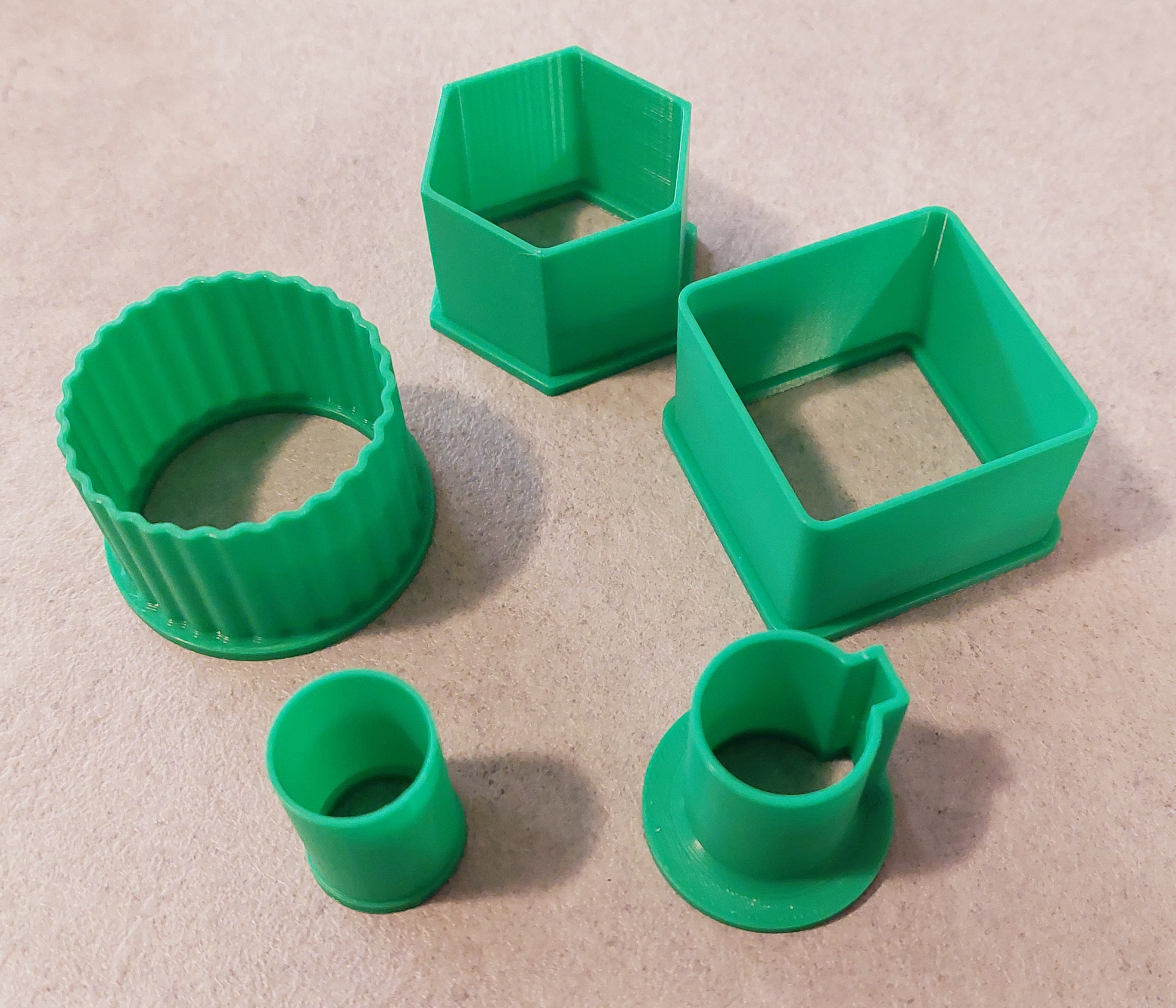 Simple cookie cutter/Christmas candle (vykrajovátka, linecké cukrový)
