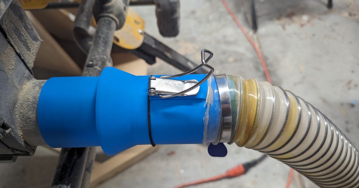 Duct Collector Quick Connect by Shaka Download free STL model