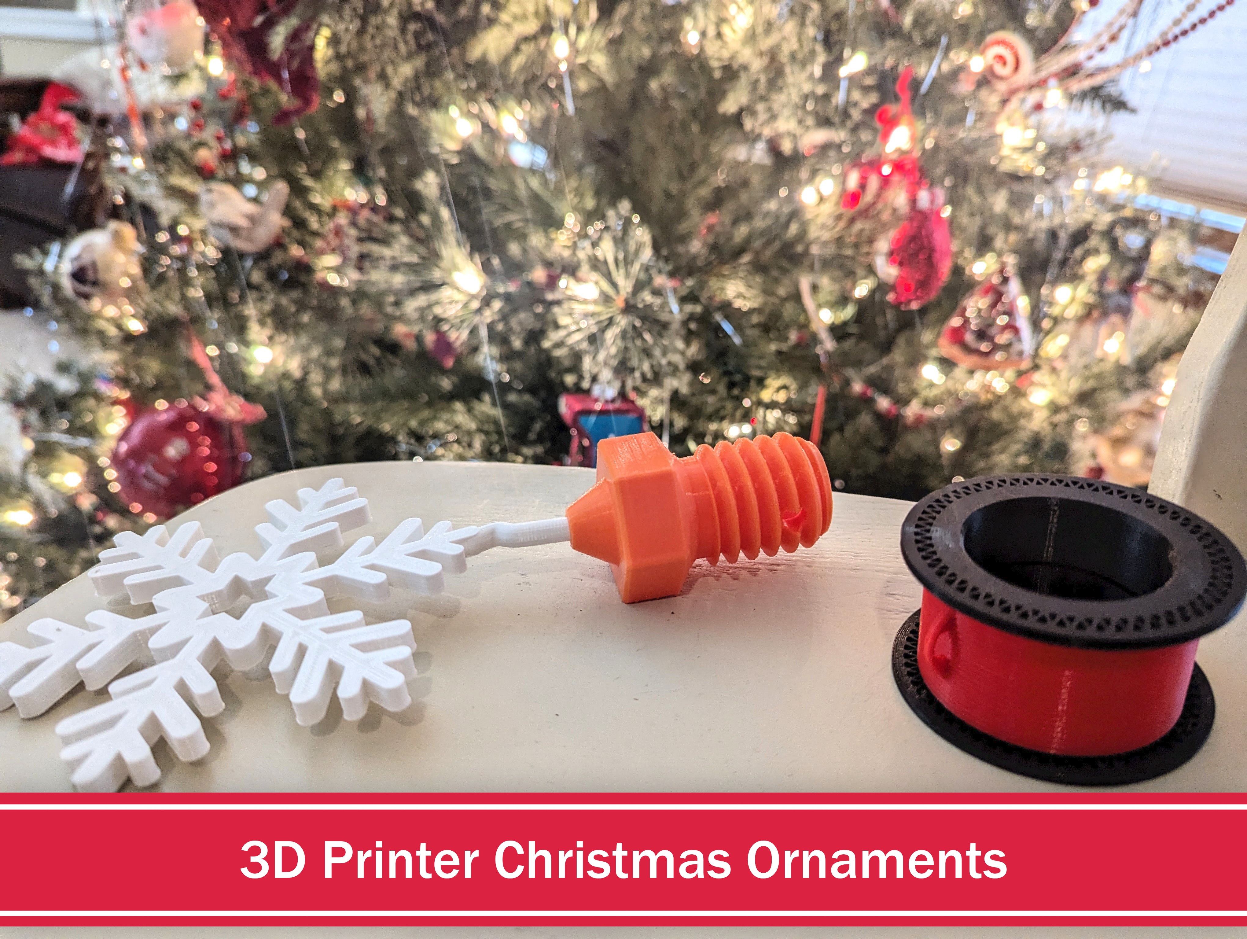 3D Printer Ornament Set