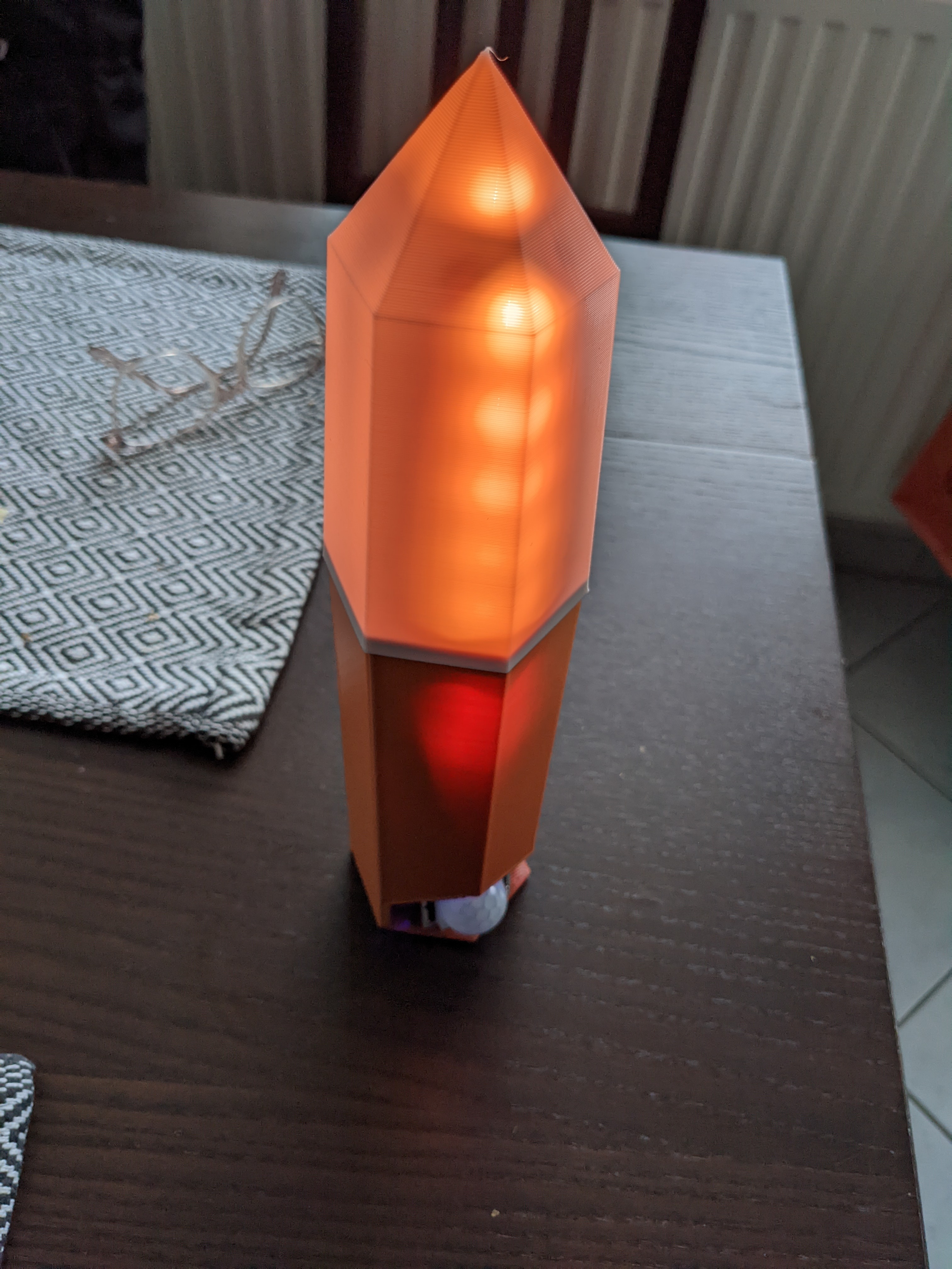 Motion detector LED lamp