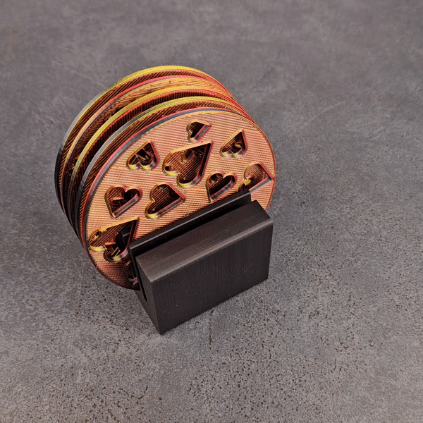 Coaster Set with Rollstop Table Stand — miniatura 7