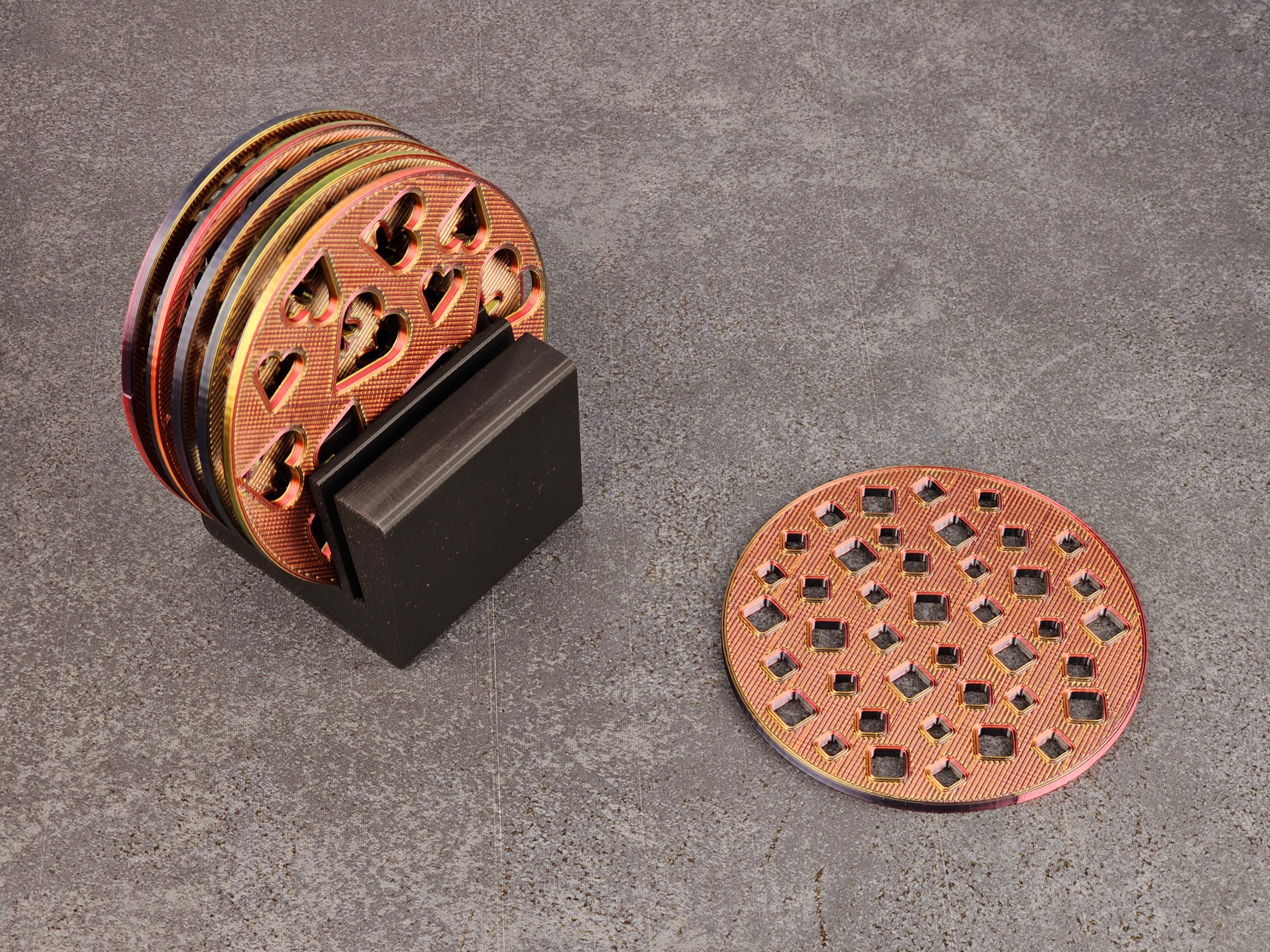 Coaster Set with Rollstop Table Stand — miniatura 5