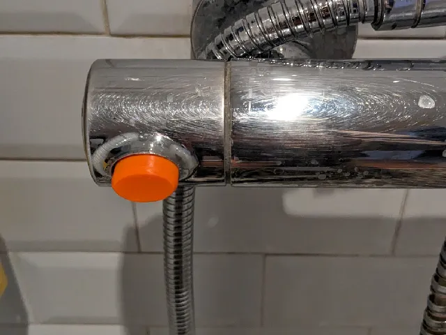 Bouton mitigeur douche Hansgrohe