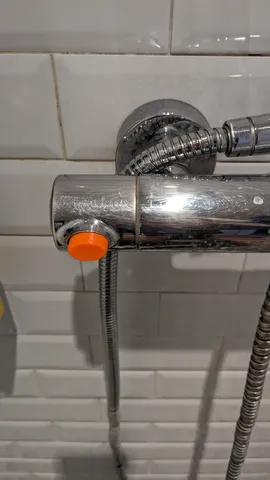 Bouton mitigeur douche Hansgrohe