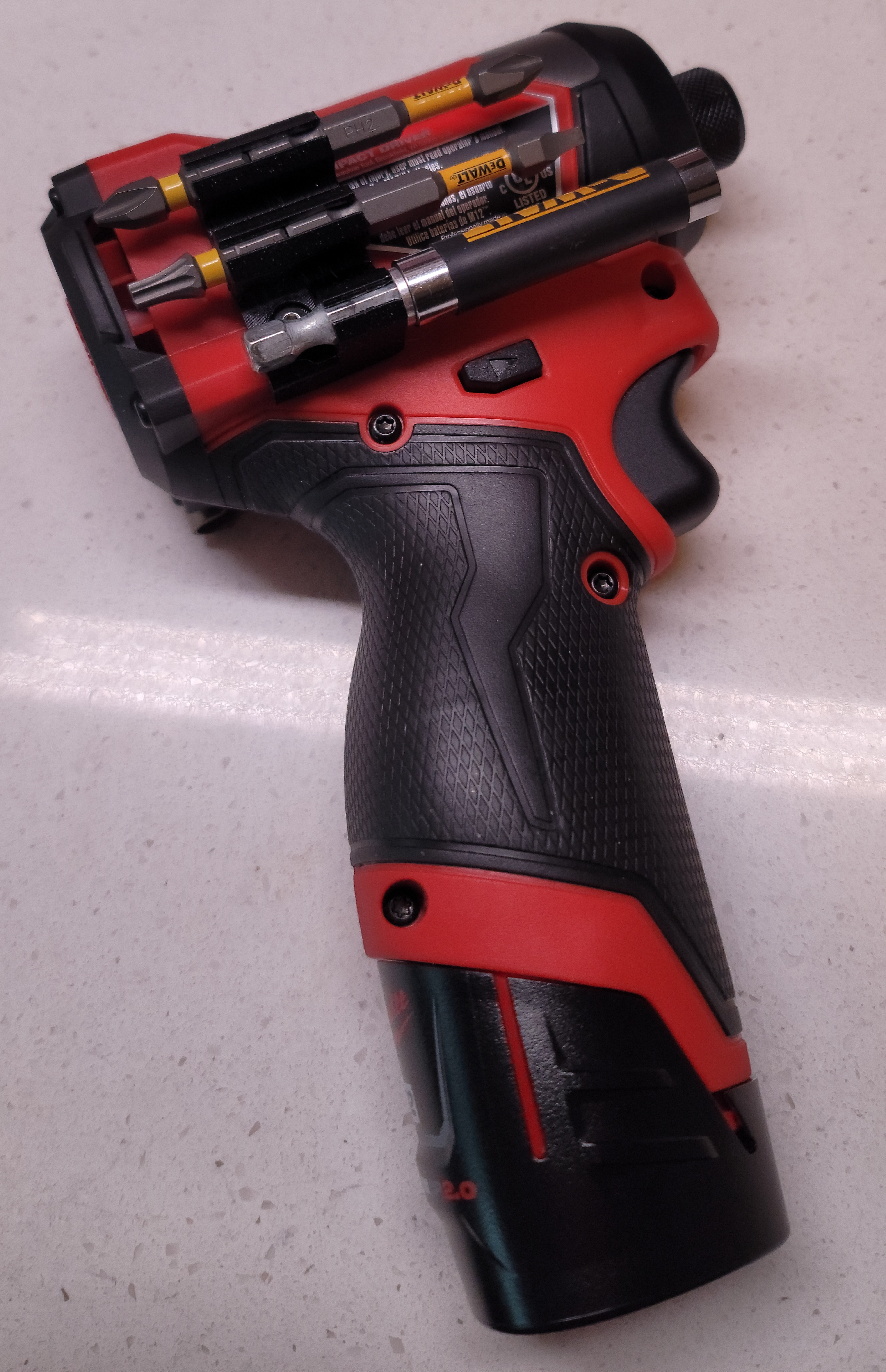 Bit holder for Milwaukee M12 3453 Impact Driver 6mm Magnets