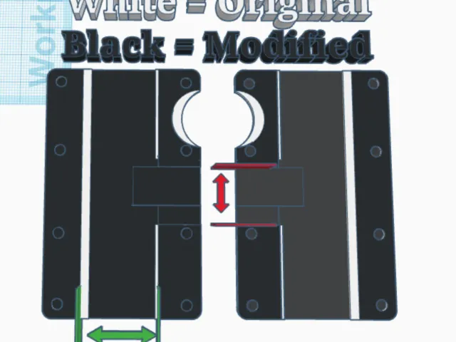 Modified Ridge Wallet replacement parts to Fit OEM Strap