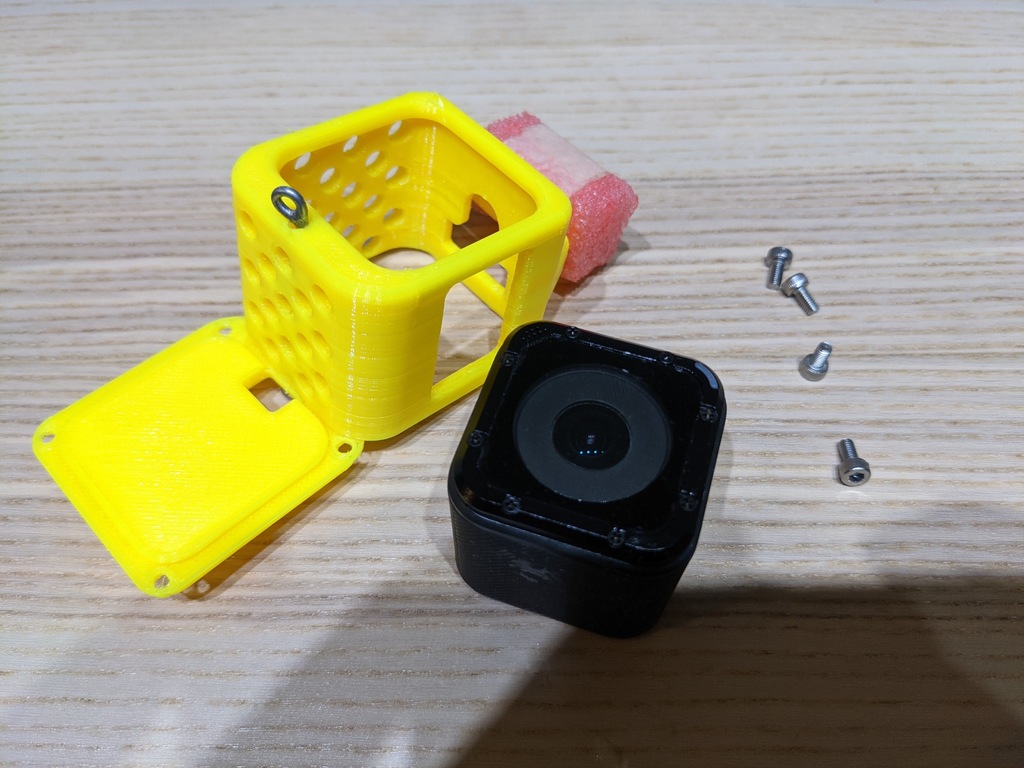 Fishing camera cage for gopro session4