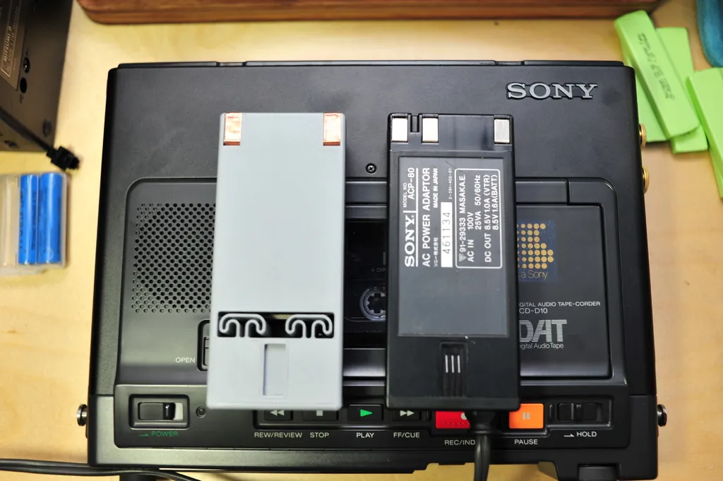 SONY DAT TCD D10 D10 PRO II battery adapter by David_liao
