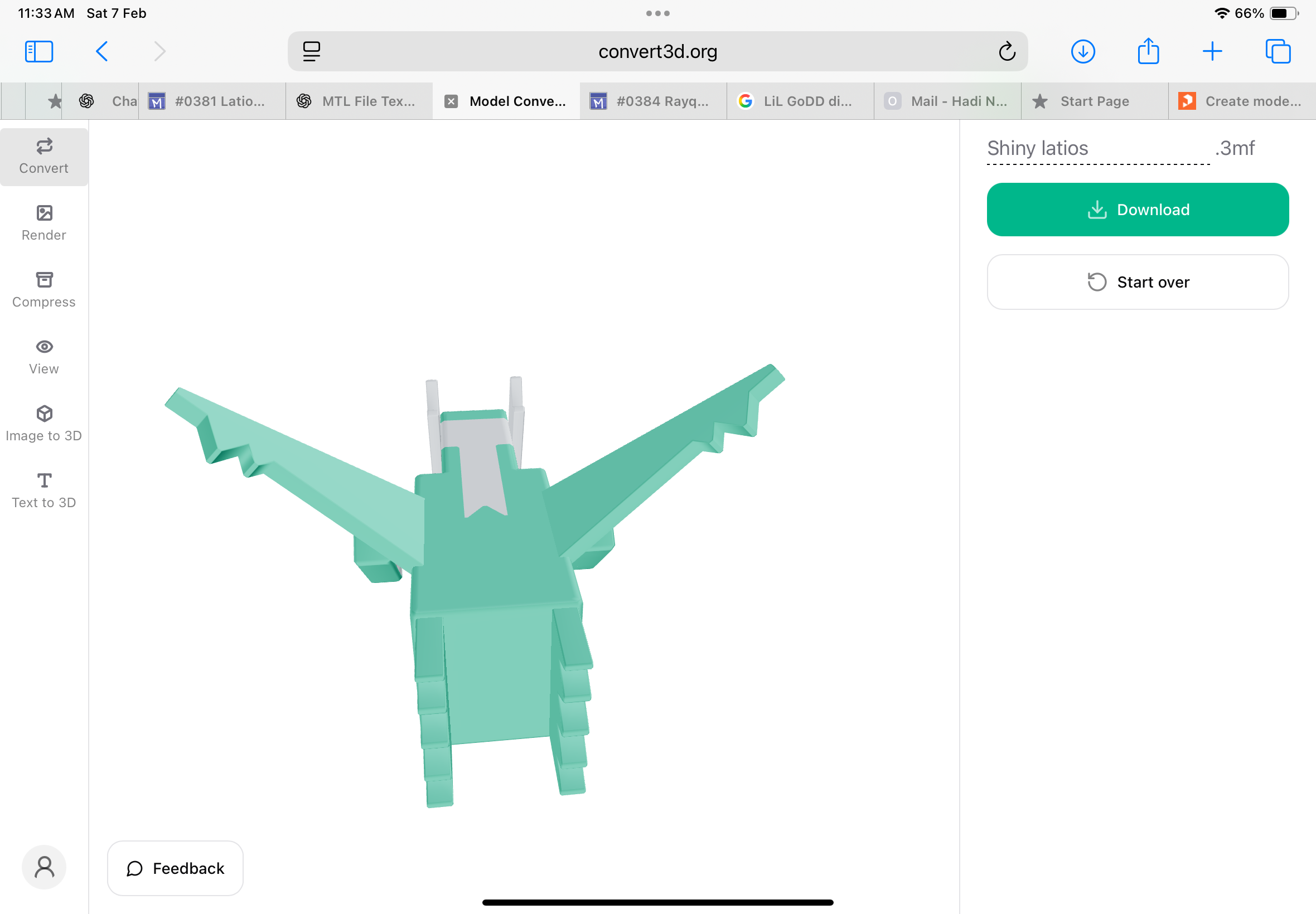 Pokemon quest shiny latios Voxel style