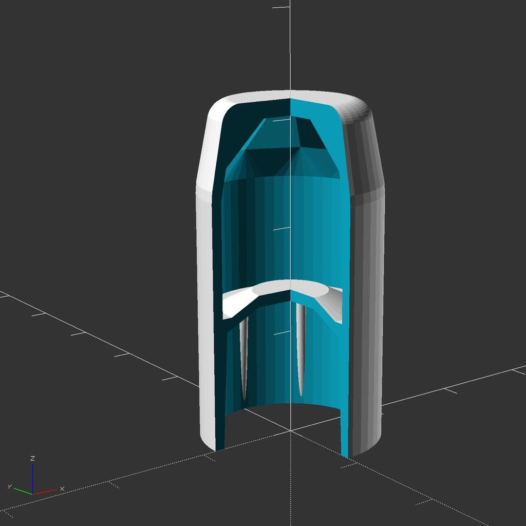 Miniatura 2 do modelo 3D Parametric Flashlight Diffuser