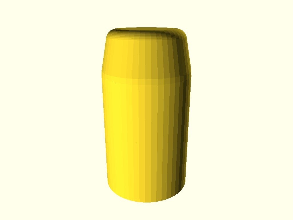 Miniatura 5 do modelo 3D Parametric Flashlight Diffuser