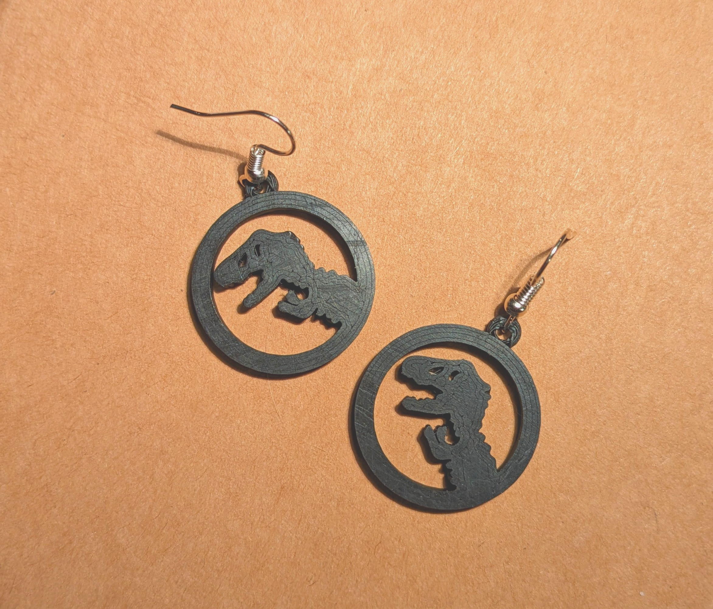 pendant/earrings Jurassic Park by ManelTo Download free STL model