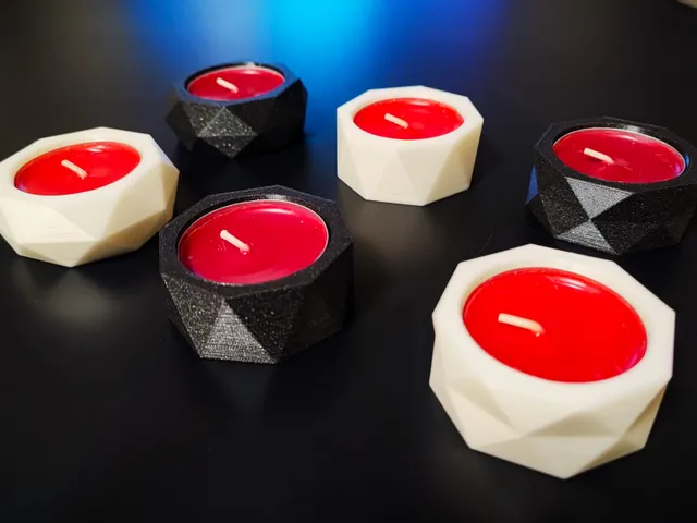 Geometric Tea Light Candle Holder