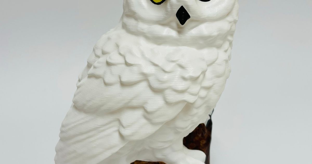 Snowy Owl (Hedwig) with flat bottom by Challapenjo Snowy Owl (Hedwig) with flat bottom by Challapenjo