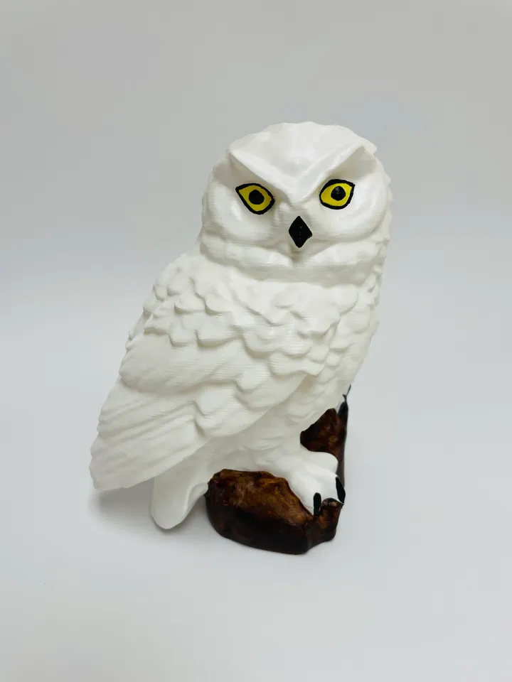 Snowy Owl (Hedwig) with flat bottom by Challapenjo Snowy Owl (Hedwig) with flat bottom by Challapenjo