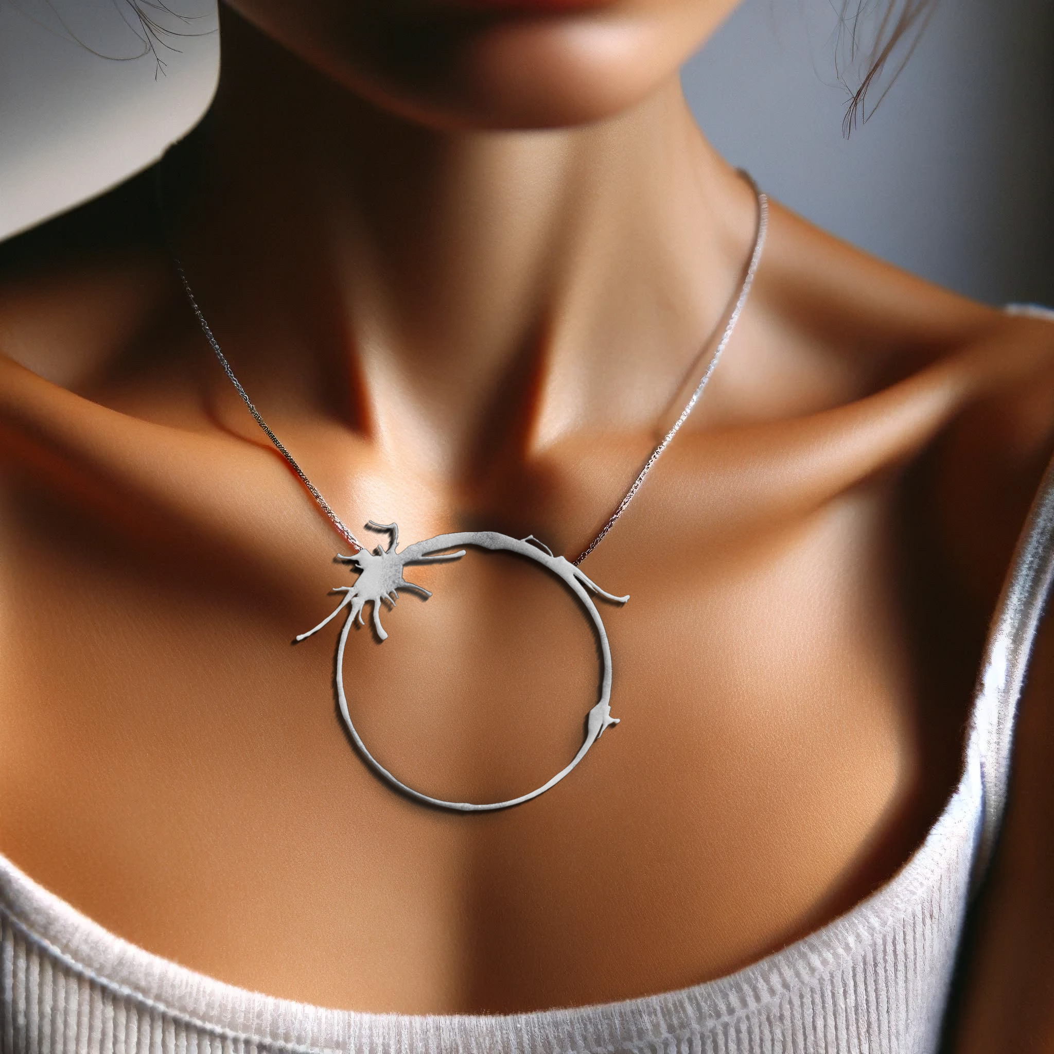 "Human" logogram pendant from the film "Arrival"
