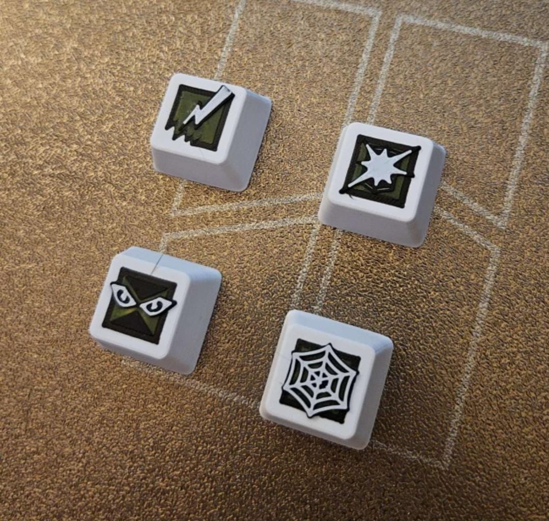 Rainbow Six Siege GSG9 Keycaps