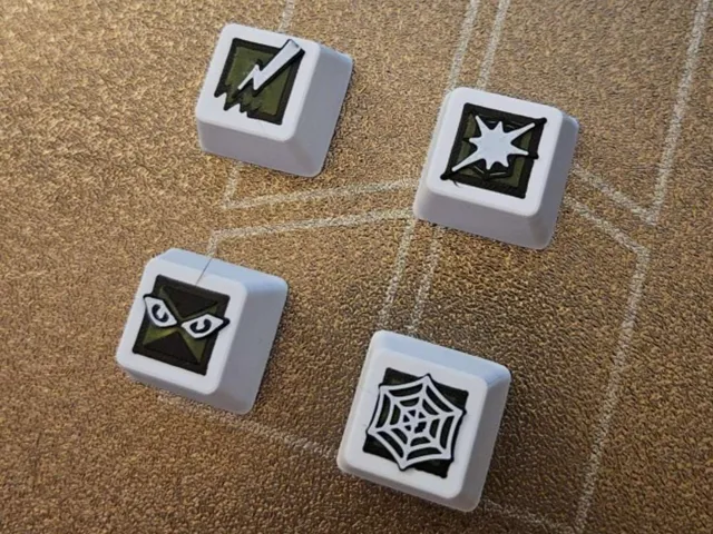 Rainbow Six Siege GSG9 Keycaps