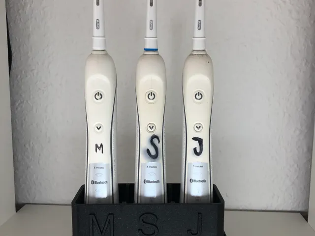 Toothbrush holder 3x