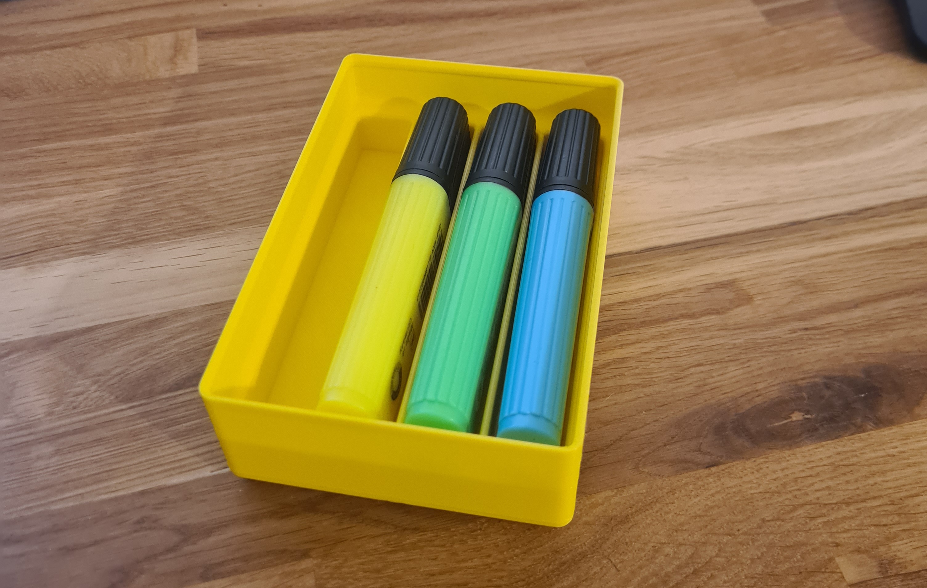 Gridfinity markers horizontal stackable