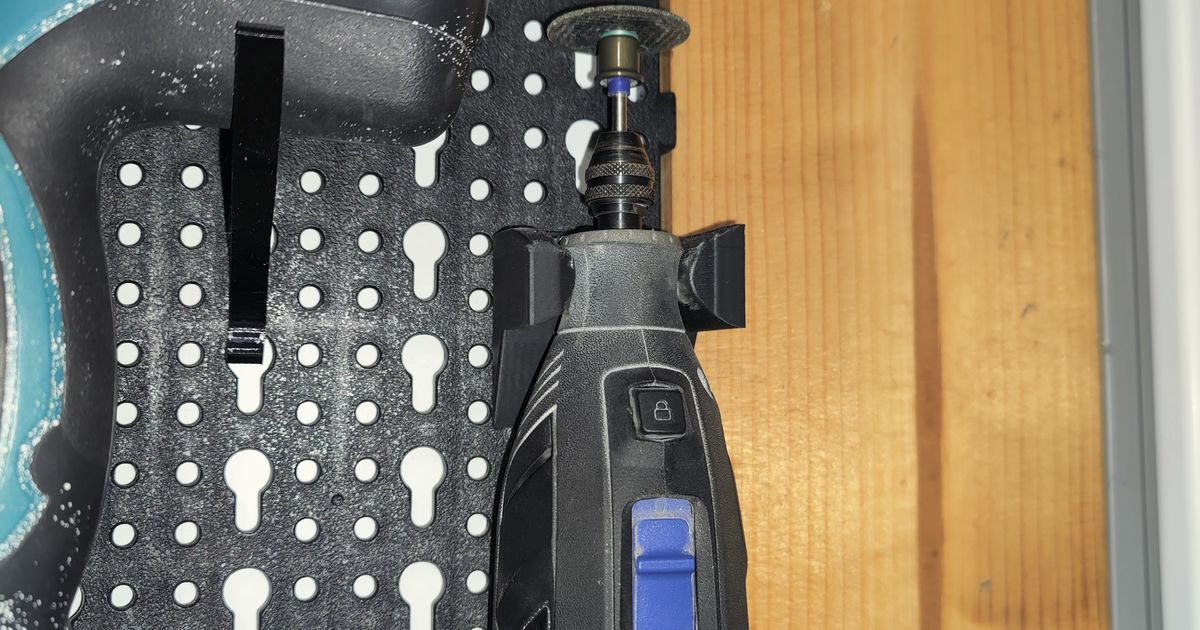 Bosch/Dremel Rotary Tool Lidl/Parkside Pegboard Holder by Johann Arndt