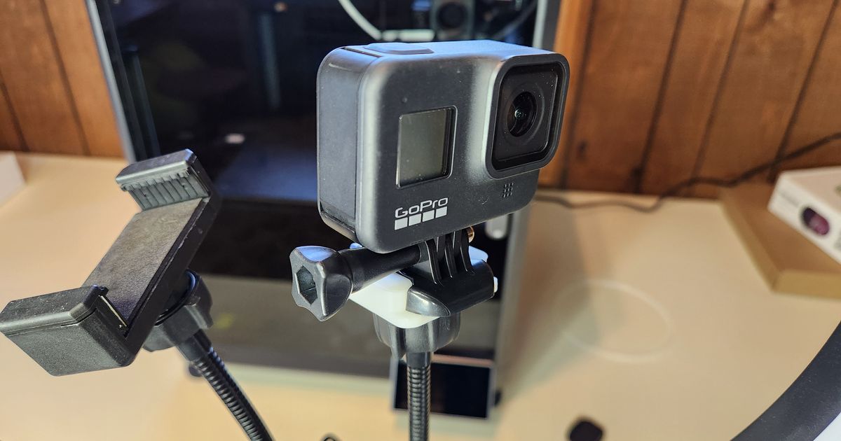 Gopro Ball Mount for Vivitar Ring Light by LewisFlies | Download free ...