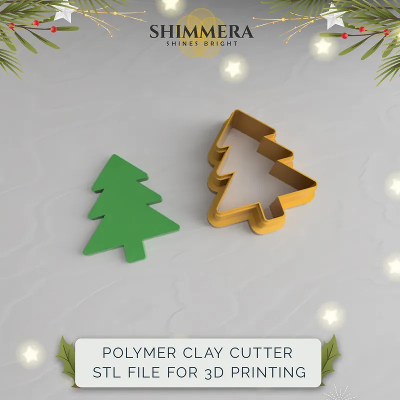 Christmas Clay Cutter Bundle | Winter Polymer Cutters | Santa, Snowman,  Christmas Tree, Presents, Stocking, Reindeer | Digital STL File