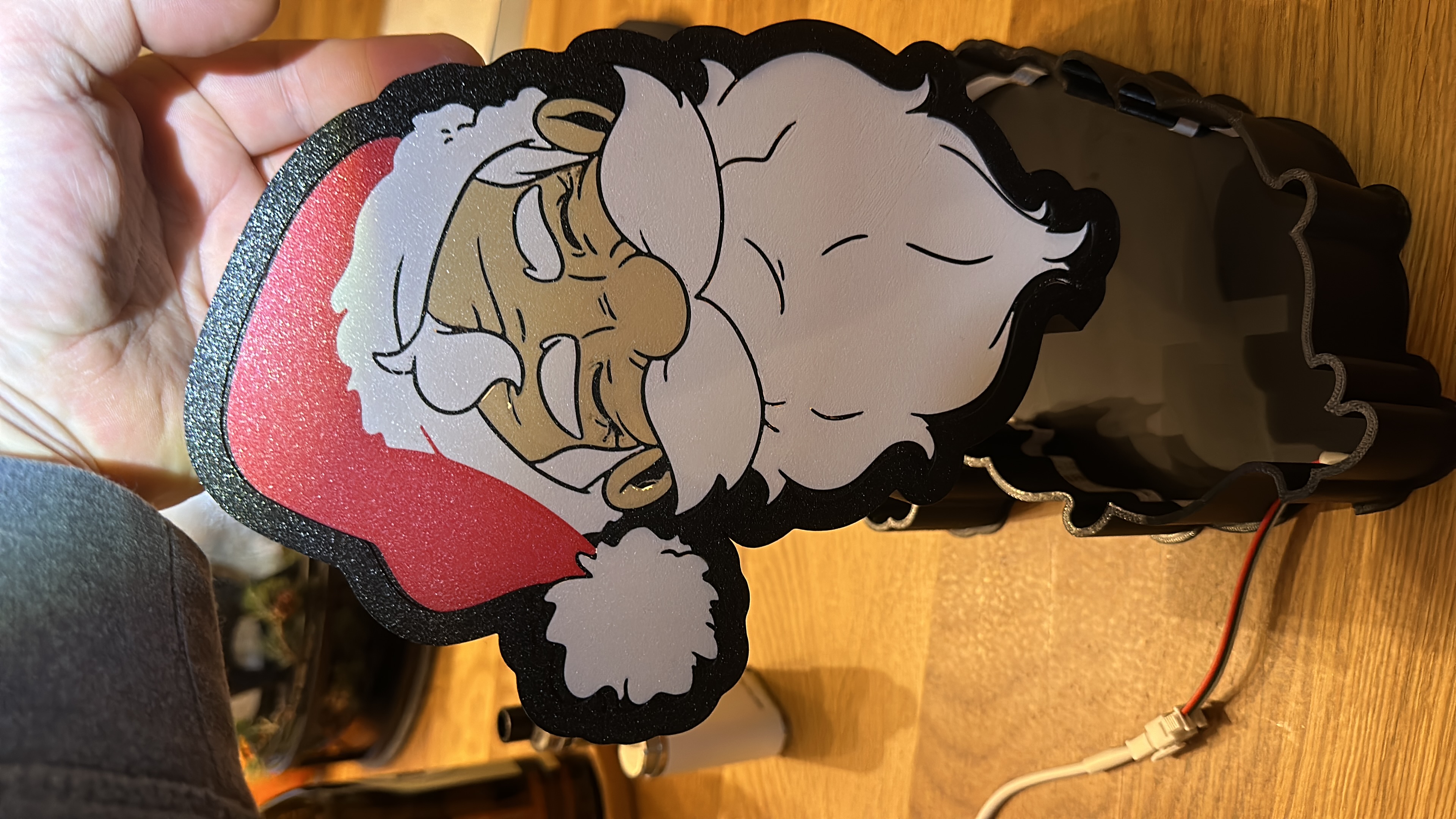 Lightbox Santa Claus by T-D3SIGN | Download free STL model | Printables.com