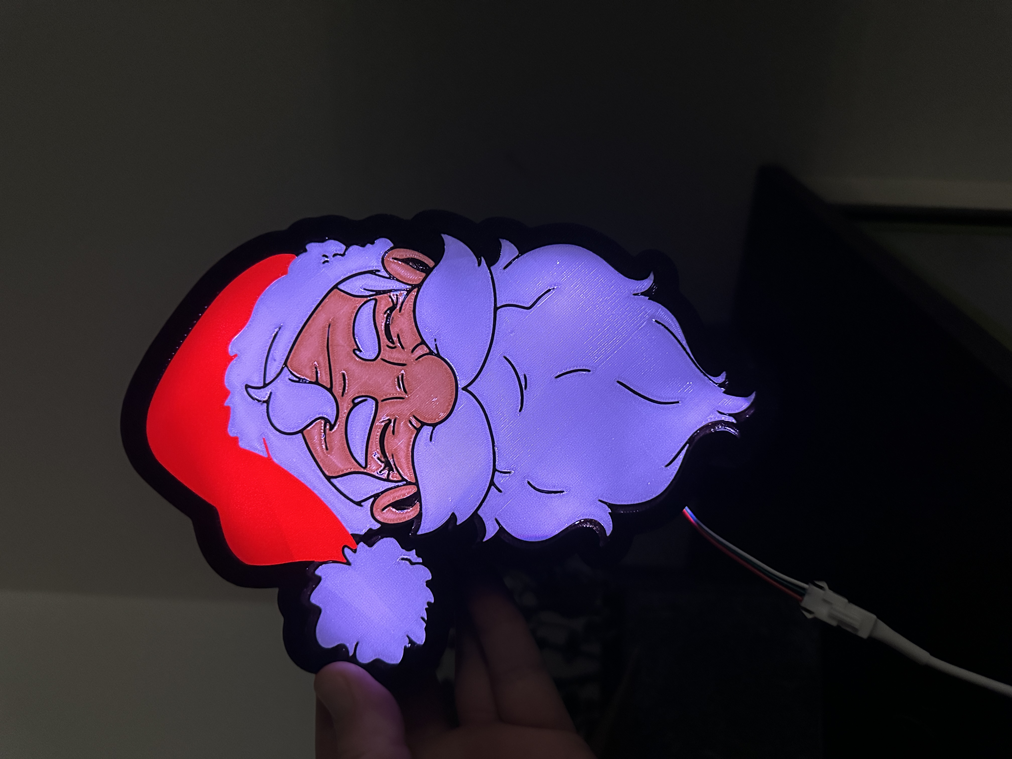 Lightbox Santa Claus