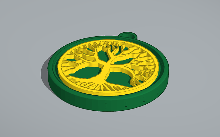 Celtic / Norse - Hayat Ağacı Sarkık 1 (Sadece Plastik Aparattır!!!)